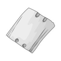tissue sheet illustration vector