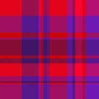 Vibrant red and purple plaid pattern. Perfect for textile design, fashion, websites, or any project needing a bold, energetic texture. vector