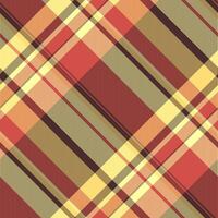 Elegant diagonal plaid pattern in warm autumnal hues. Perfect for textile design, fallthemed projects, or adding a touch of rustic charm to your designs. vector