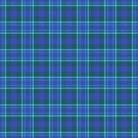 Decorate texture pattern check, ornamental seamless plaid tartan. Purity fabric background textile in cyan and blue colors. vector
