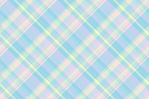 Hounds seamless tartan textile, 1950s plaid texture . Strong fabric pattern check background in light and light blue colors. vector