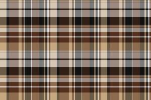 Classic pattern check fabric, serene tartan texture . Seasonal seamless background plaid textile in orange and pastel colors. vector