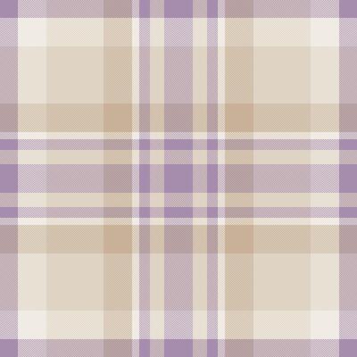 Elegant beige and lilac plaid pattern. Subtle texture, perfect for textile design, website backgrounds, or stationery. Evokes feelings of calm and sophistication.