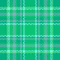 Comfort texture textile, upscale background tartan pattern. Pop fabric check seamless plaid in teal and mint colors. vector