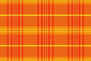 Symmetry fabric check, teen background plaid texture. Famous seamless textile pattern tartan in bright and yellow colors. vector