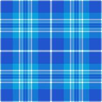 Mint pattern textile plaid, guy tartan fabric check. Open texture background seamless in cyan and blue colors. vector