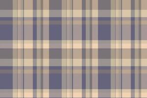 Product check plaid fabric, yard textile seamless pattern. Relax texture background tartan in pastel and light colors. vector