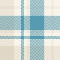 Flow fabric texture , pillow background seamless check. Valentine plaid tartan pattern textile in old lace and cyan colors. vector