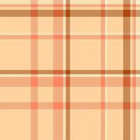 Elegant peach and brown plaid pattern. Perfect for textile design, apparel, packaging, and website backgrounds. A classic yet modern design, ideal for evoking warmth, comfort, and style. vector