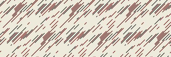 Dynamic abstract pattern with diagonal lines in red and black on a beige background. Perfect for modern designs, website backgrounds, textile prints, or as a visually striking graphic element. vector