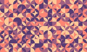 Geometric midcentury modern abstract pattern. Elegant, repeatable design in warm earthy tones perfect for website backgrounds, textile prints, or packaging. vector