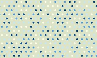 Abstract pastel polka dot pattern. Seamless design with soft blue and white circles on a pale green background. Perfect for websites, textiles, and playful branding. vector