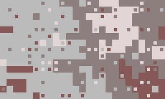 Abstract pixel art background. Neutral color palette of grays and browns creates a modern, minimalist aesthetic perfect for websites, presentations, or digital art projects. vector
