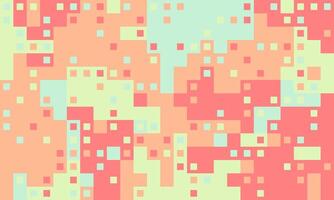 Abstract pastel pixel art background. A vibrant, playful design perfect for websites, presentations, or social media. This cheerful, geometric pattern evokes feelings of joy and modern design. vector