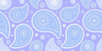 Paisley floral pattern to twisted custom. Medallion page ornamental tile. Swirl buta as rich picture. vector