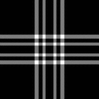 Elegant black and white plaid pattern. A sophisticated graphic design ideal for textiles, website backgrounds, or modern branding. vector