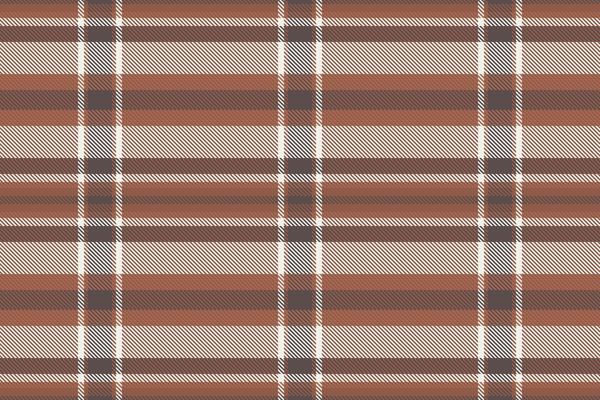 Elegant brown and cream plaid pattern. Perfect for autumnal designs, textile prints, or website backgrounds.