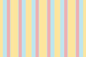 Delightful pastel vertical stripes in yellow, pink, and light blue. Perfect for backgrounds, website design, or cheerful prints. Evokes feelings of joy, spring, and sweetness. vector
