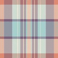 Soft pastel plaid pattern. Elegant, muted color palette evokes calmness sophistication. Ideal for textile design, apparel, stationery, or website backgrounds. Seamless repeat for versatile use. vector