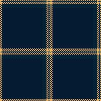 Elegant navy and gold plaid pattern. A sophisticated, timeless design perfect for backgrounds, textiles, or branding. vector