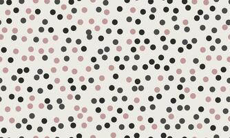 Abstract seamless pattern of scattered circles in muted pink and gray tones on a light background. Perfect for textile design, website backgrounds, or modern branding. vector
