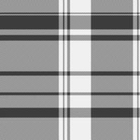 Geometry background pattern check, book texture seamless fabric. Thin tartan textile plaid in white and grey colors. vector