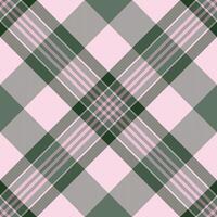 Elegant pink and green plaid pattern. Perfect for textiles, fashion, and website backgrounds. This seamless design offers a sophisticated and versatile texture, evoking feelings of warmth and style. vector