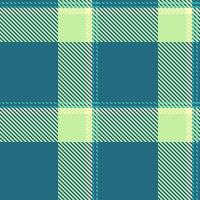 Seamless teal and pale green plaid pattern. Perfect for textile design, web backgrounds, or fashion projects. This fresh, contemporary design evokes feelings of calm and sophistication. vector