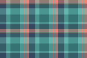 Back fabric texture , arabic check plaid textile. Softness background pattern tartan seamless in pastel and teal colors. vector