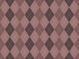 Elegant argyle pattern in muted browns. Perfect for backgrounds, textures, or fashion designs. vector