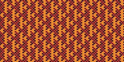 Intricate autumnal pattern. Warm orange and maroon hues create a textured, geometric design perfect for fallthemed projects, textiles, or website backgrounds. vector
