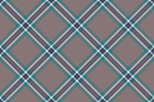 Uk plaid check , towel texture fabric pattern. Drapery seamless textile background tartan in pastel and cyan colors. vector