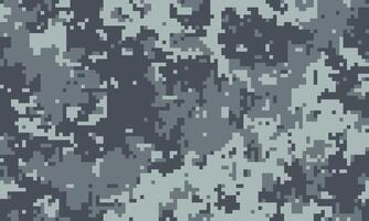 Abstract digital camouflage pattern in shades of gray. Ideal for backgrounds, textures, military or tactical designs, and fashion prints. vector