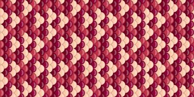 Abstract seamless pattern with overlapping scales in shades of burgundy and beige. Perfect for backgrounds, textures, fashion design, or website design. vector