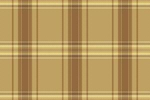 Elegant beige and brown plaid pattern. Perfect for textile design, website backgrounds, or creating a rustic, autumnal mood. This seamless texture offers versatility and a sophisticated feel. vector