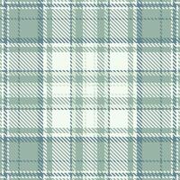 Elegant sage green and white plaid pattern. Perfect for textile design, fashion, or website backgrounds. This subtle yet stylish texture evokes feelings of calm and sophistication. vector