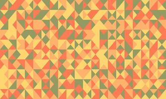 An orange and green geometric pattern vector