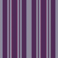 Aoftness fabric texture pattern, aged vertical lines. Outline textile stripe seamless background in purple and light colors. vector