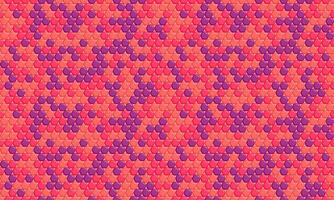 Abstract geometric pattern of vibrant pink and purple hexagons. Ideal for backgrounds, textiles, or website design. This seamless texture evokes energy and modern aesthetics. vector