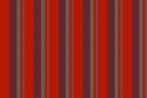 Halentine vertical background lines, folklore textile seamless stripe. Futside texture fabric pattern in red and cyan colors. vector