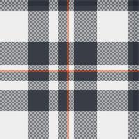 Stylish navy, white, and orange plaid pattern. Perfect for textile designs, apparel, website backgrounds, or fallthemed projects. A classic yet modern texture with subtle color accents. vector