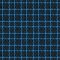Attire plaid check textile, anniversary pattern tartan . Site background fabric texture seamless in cyan and dark colors. vector