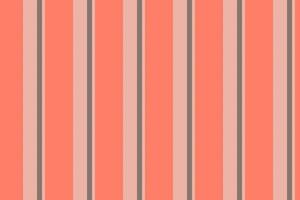 Close up stripe texture fabric, presentation seamless vertical lines. Rough pattern textile background in red and white colors. vector