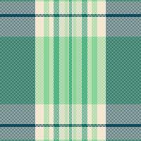 Calm texture textile check, tracery background seamless plaid. Choose pattern tartan fabric in light and green colors. vector
