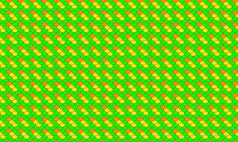 Vibrant green and orange repeating geometric pattern. Ideal for backgrounds, textiles, website design, or any project needing a dynamic, energetic feel. vector