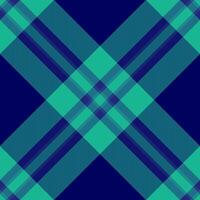 Britain pattern plaid seamless, crossed background fabric. Tradition check texture tartan textile in blue and teal colors. vector