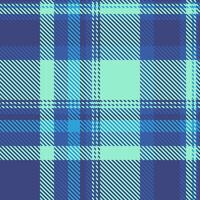 Vibrant teal and navy plaid pattern. Perfect for textile design, fashion, or website backgrounds. This seamless texture offers a modern, refreshing aesthetic. vector