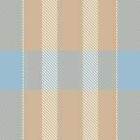 Diwali seamless fabric texture, chequered tartan textile pattern. Sexual plaid background check in light and papaya whip colors. vector