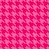 Vibrant pink houndstooth pattern, perfect for fashion, textile, and web design. vector