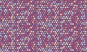 Abstract seamless pattern of pastel circles on a dark purple background. Perfect for website backgrounds, textile design, or vibrant branding projects. vector